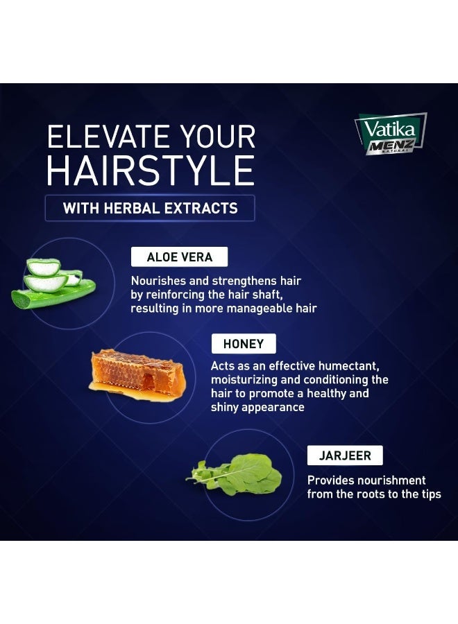 فاتيكا ناتشورالز أدفانس جل تصفيف الشعر بمظهر رطب بتأثير H2O، ثبات قوي ولمعان عالي، تحكم يدوم طويلاً، سهل التصفيف لجميع أنواع الشعر – 250 مل (عبوة من قطعتين) - Image 3